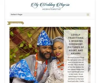 Myweddingnigeria.org(My Nigerian Wedding) Screenshot