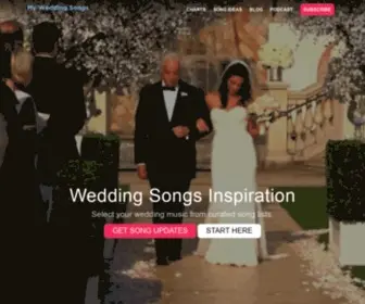 Myweddingsongs.com(Wedding Songs) Screenshot