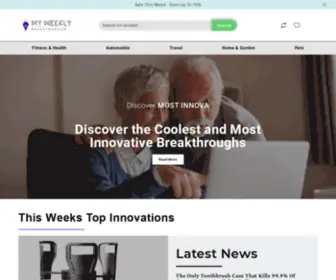 Myweeklybreakthrough.com(Technology, Health and Fitness Breakthrough Innovations) Screenshot