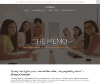 Myweeklymemo.com(The Memo) Screenshot