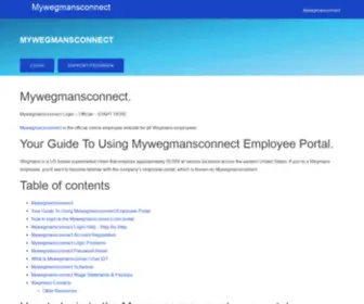 Mywegmansconnect.pro(Official) Screenshot