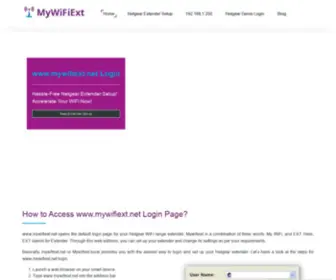 MYwfiixt.net(Mywifiext) Screenshot