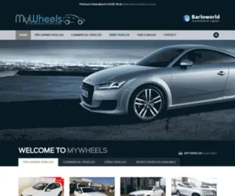 MYwheels.co.za Screenshot