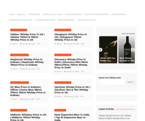 MYwhiskyprices.com(Whisky Prices) Screenshot