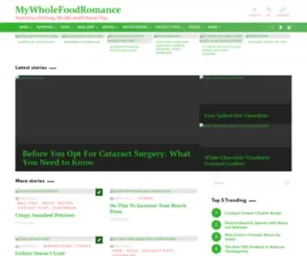 MYwholefoodromance.com(The HEALTH King) Screenshot