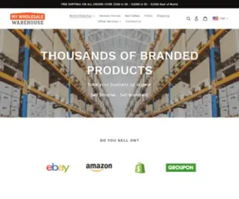 MYwholesalewarehouse.com(My Wholesale Warehouse) Screenshot