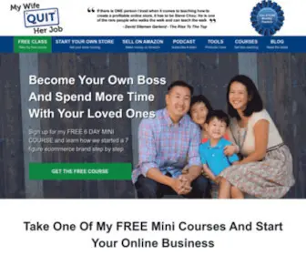 Mywifequitherjob.com(How To Start An Online Store And Spend More Time With Your Loved Ones) Screenshot
