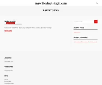 Mywifiextnet-Login.com(Mywifiext) Screenshot