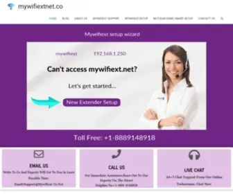 Mywifiextnet.co(Mywifiext) Screenshot