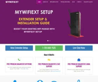 Mywifiexxt.com(Mywifiext Setup) Screenshot