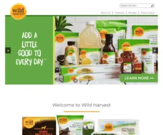 Mywildharvest.com(Wholesome Organic & Natural Foods) Screenshot