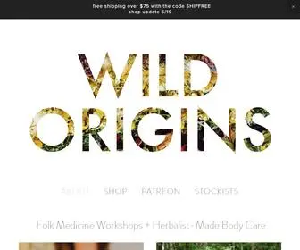 Mywildorigins.com(Wild Origins) Screenshot