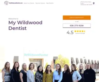 Mywildwooddentist.com(My Wildwood Dentist is your family dentist in Wildwood Missouri) Screenshot