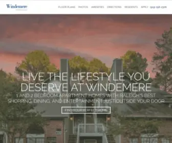 Mywindemereapts.com(Windemere Apartment Homes) Screenshot