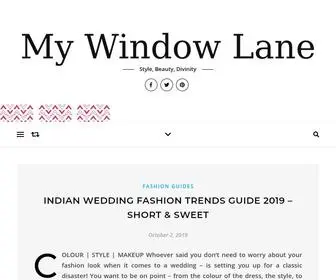 Mywindowlane.com(My Window Lane) Screenshot
