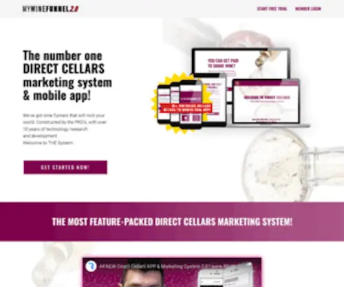Mywinefunnel.com(Sales Page) Screenshot