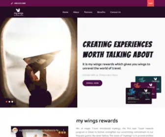 Mywingsrewards.com(My wings rewards) Screenshot