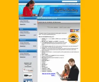 Mywinhosting.com(Windows Web Hosting w/ ASP.NET 3.5) Screenshot