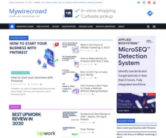 Mywirecrowd.com(Growth your Entrepreneur Skill) Screenshot