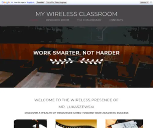 Mywirelessclassroom.us(My wireless classroom which) Screenshot