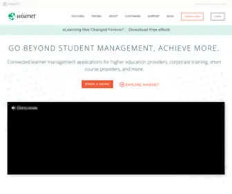 Mywisenet.co.nz(Wisenet offers a student management system) Screenshot