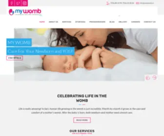 Mywomb.in(Post Delivery Care in Cochin) Screenshot