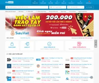 Mywork.com.vn(Tìm việc làm nhanh trong 24h) Screenshot