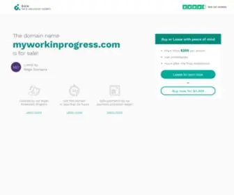 Myworkinprogress.com(Myworkinprogress) Screenshot