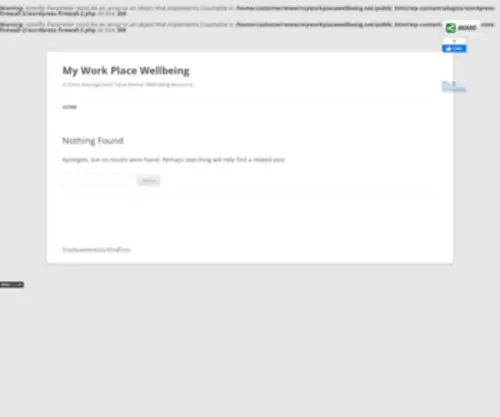 Myworkplacewellbeing.net(My Work Place Wellbeing) Screenshot