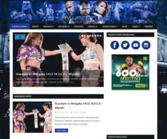 MYwrestling.com.pl(Najświeższe informacje ze świata wrestlingu) Screenshot
