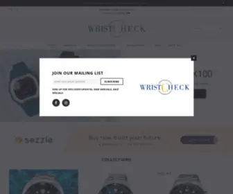 MYwristcheck.com(Your authorized source for the best brands in the watch industry) Screenshot