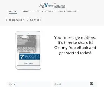 MYwritersconnection.com(Write and publish your book with confidence) Screenshot