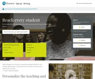 MYwritinglab.com(MyLab Writing Global) Screenshot