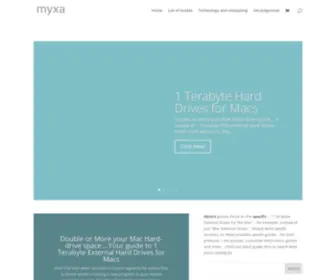 Myxa.com(Shopping Guides for Tech and Consumer Electronics) Screenshot