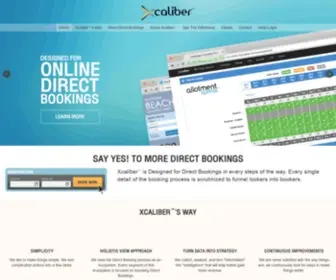 MYxcaliber.com(Designed for Online Direct Bookings) Screenshot