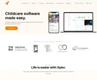 MYXplor.com(Childcare Management Software) Screenshot