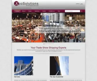 MYxpos.com(Trade Show Shipping) Screenshot