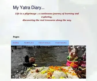 Myyatradiary.com(My Yatra Diary) Screenshot