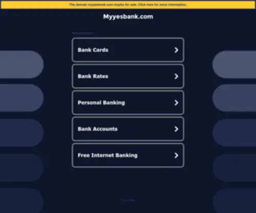 Myyesbank.com(Myyesbank) Screenshot