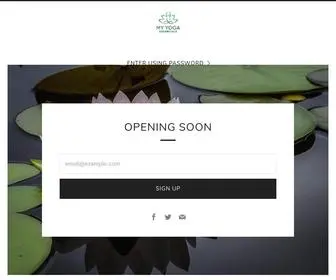 Myyogaessentials.com(Uniquely designed quality yoga gear and accessories) Screenshot