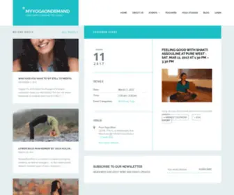 Myyogaondemand.com(My Yoga on Demand) Screenshot