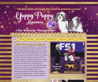 Myyuppypuppy.com(Havanese) Screenshot