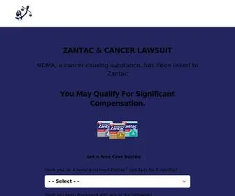 Myzantacinjury.com(Zantac Cancer Claims) Screenshot