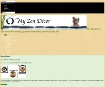 Myzendecor.com(My Zen Decor) Screenshot