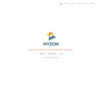 Myzow.com(Freelance Website Designing & Development) Screenshot