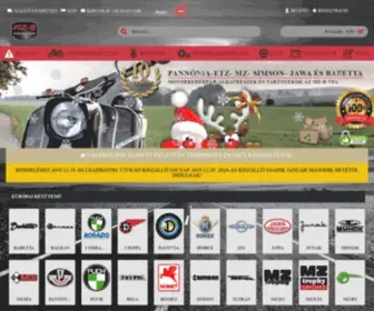 MZ-B.hu(MZ-B Motoralkatrész webáruház ETZ, MZ, SIMSON, JAWA és Babetta) Screenshot