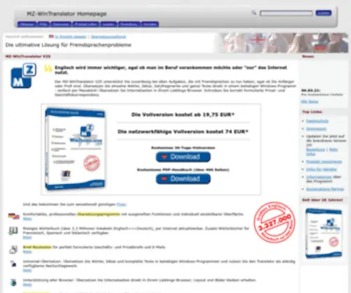 MZ-Translator.de(MZ-WinTranslator) Screenshot
