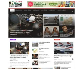 Mzansionline.co.za(Mzansi Online Magazine) Screenshot