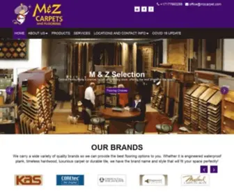 Mzcarpet.com(We know Floors) Screenshot