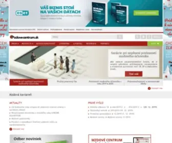 Mzdovecentrum.sk(Mzdové centrum) Screenshot